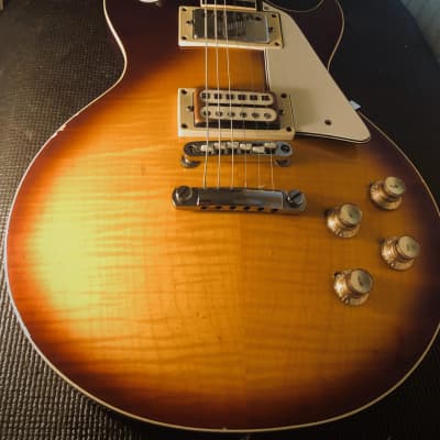 Greco Les Paul Custom 1972 Sunburst With Flame (Japan - MIJ