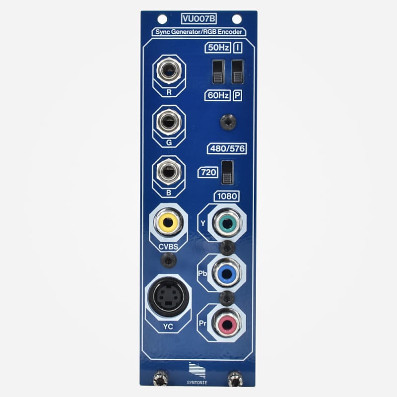 Syntonie VU007b Sync Generator & RGB Encoder for Eurorack Syntonie VU007b Sync Generator & RGB Encoder for Eurorack