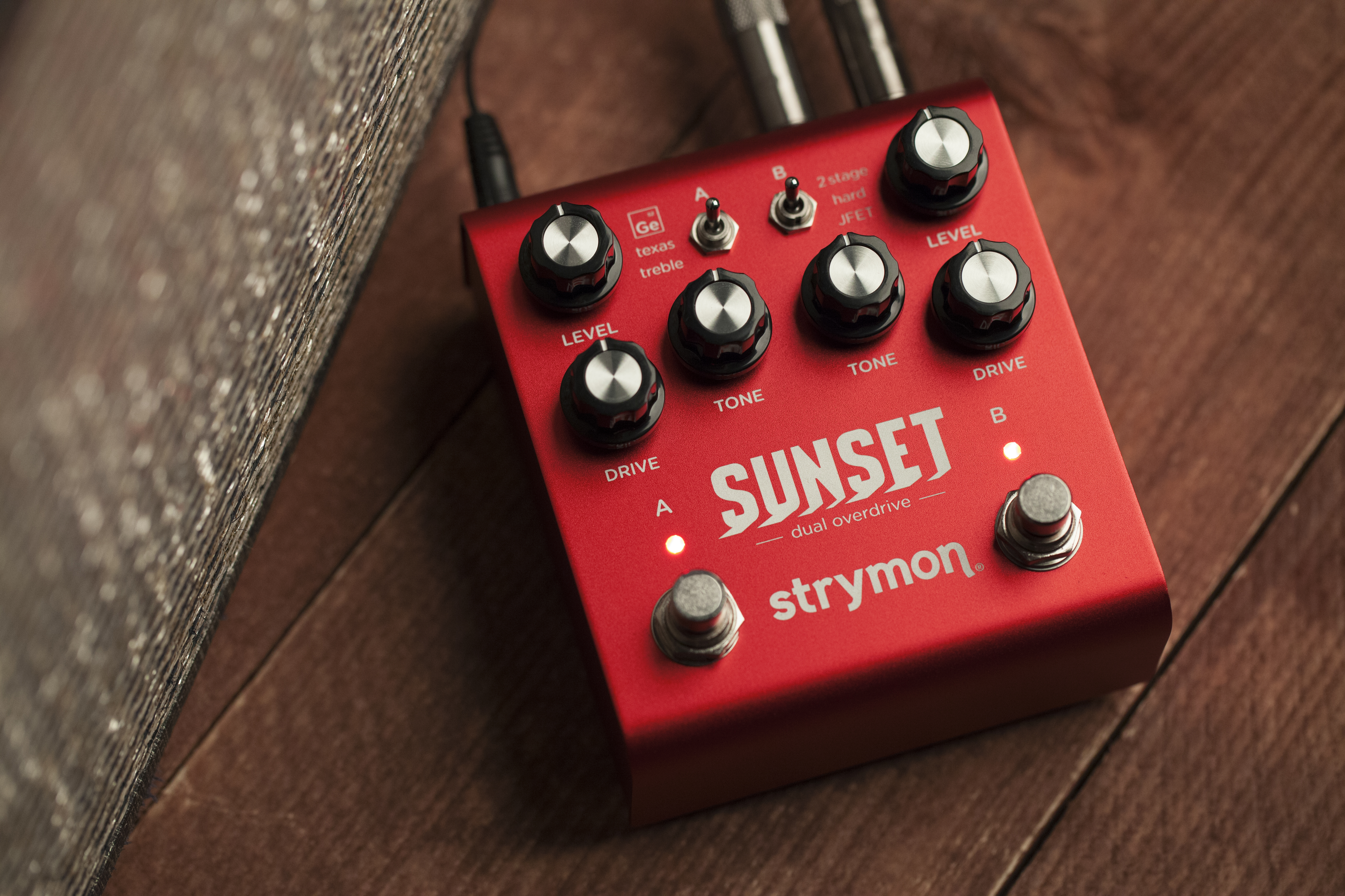 Strymon Sunset Dual Overdrive Pedal -Red, NEW