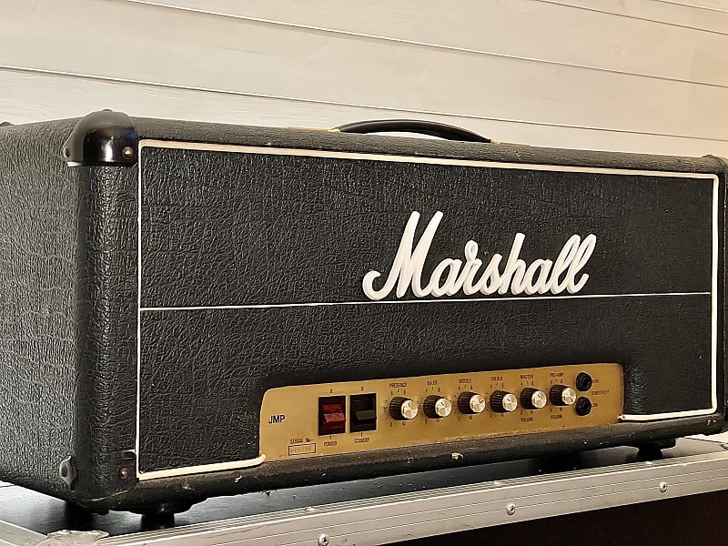 Marshall JMP 2203 Mk2 Master Model Lead 100-Watt Guitar Amp Head 1980 -  Black