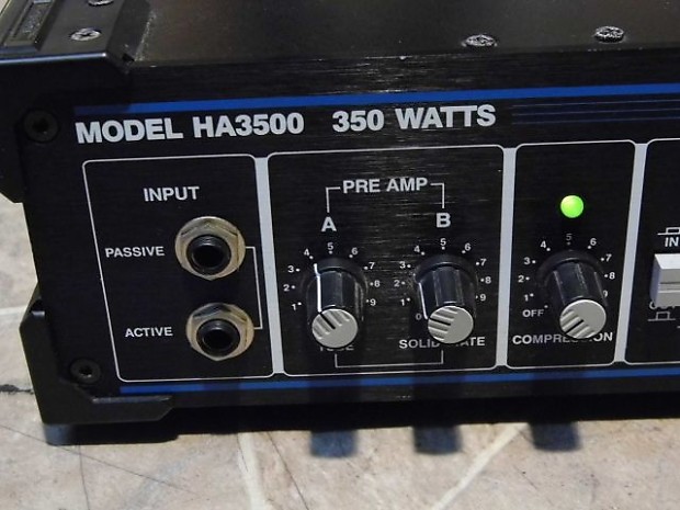 HARTKE SYSTEMS HA3500 BASS amp head 350Watt GERMANY | Reverb