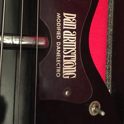 Dan Armstrong Modified Danelectro Bass 1969  Black / White image 1