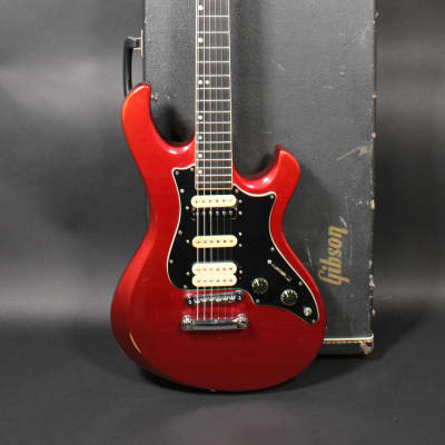 1981 Gibson Victory X MV-10 with Stopbar Tailpiece - Candy Apple Red image 3