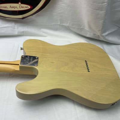 Fender Limited Edition American Vintage '52 Telecaster Korina Guitar with Case - non-original volume pot/knob - 2015 - Blackguard Blonde / Maple image 17