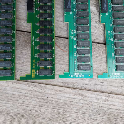 Yamaha EMM-15 RAM Boards for TX16W sampler
