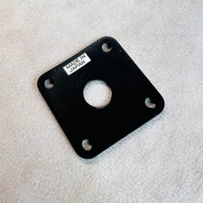 Gibson Les Paul Style Jackplate Black image 2