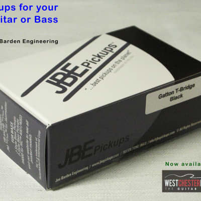 Joe Barden Engineering (JBE Pickups) Gatton T-Style Bridge Pickup Black image 2