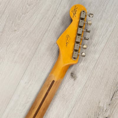 Fender Custom Shop Eric Clapton Stratocaster Journeyman Relic Guitar, Sunburst image 9