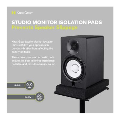 Knox Gear Studio Monitor Isolation Pads Suitable for 8 inch Speakers (2-Pack) image 9
