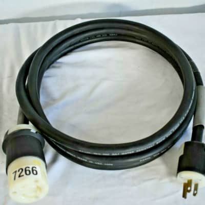 HUBBELL 10FT 20A 125V TO 15A 15A 125V POWER CABLE #7266 (ONE) image 5