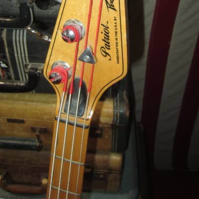 Vintage 1983 Peavey Patriot Bass Made in USA w/ Gig Bag image 3