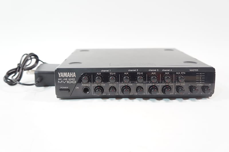 SALE Ends Aug 7] YAMAHA MV100 Mic Live Mixer 4ch Stereo Mixer EQ w