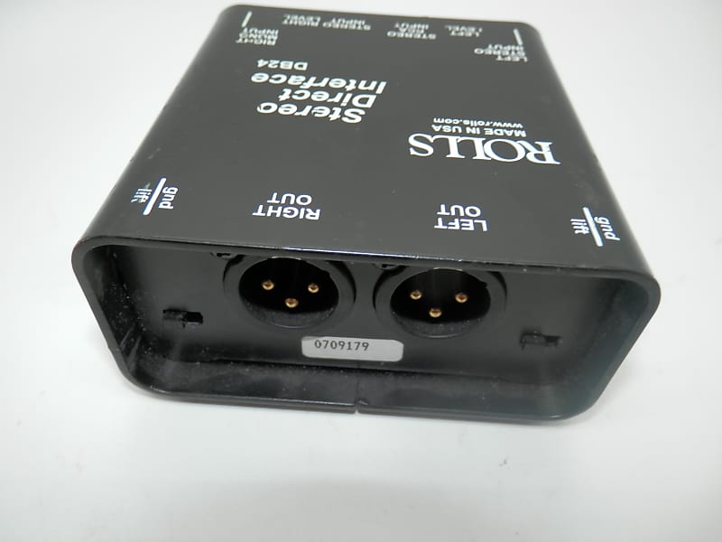 Rolls DB24 Stereo Direct Interface DI Box used