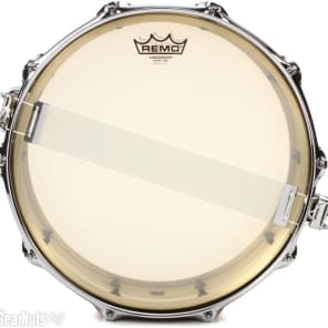 Yamaha Recording Custom Brass Snare Drum - 5.5 x 14-inch - Brushed image 4