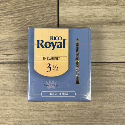 Royal by D'Addario Bb Clarinet Reeds, Strength 3.5 (Box of 10)