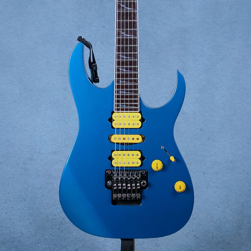 Ibanez Prestige RG3570Z Electric Guitar w/Case - Laser Blue - Preowned-Laser Blue image 1