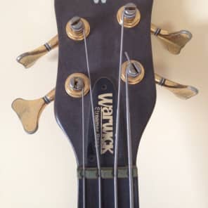 Warwick Streamer Left Handed Fretless Bass made in German 1980's Wood Natural Finish image 11
