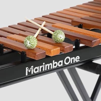 Marimba One E8202 M1 Educational 4.3 Octave Enhanced Padauk Marimba Keyboard w/ Classic Resonators image 2