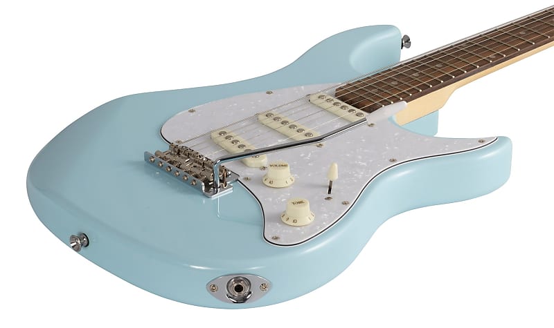 Peavey Peavey Raptor Custom Sky Blue SSS Electric Guitar with Rosewood Fretboard image 1