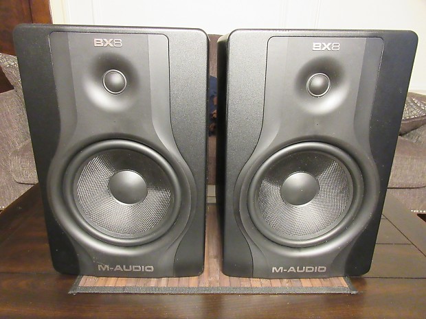 M Audio BX8 Carbon Black Studio Monitor Pair