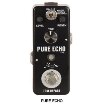 Rowin LEF-3803 Pure Echo Delay Guitar Effect Micro Pedal Free Shipping image 2