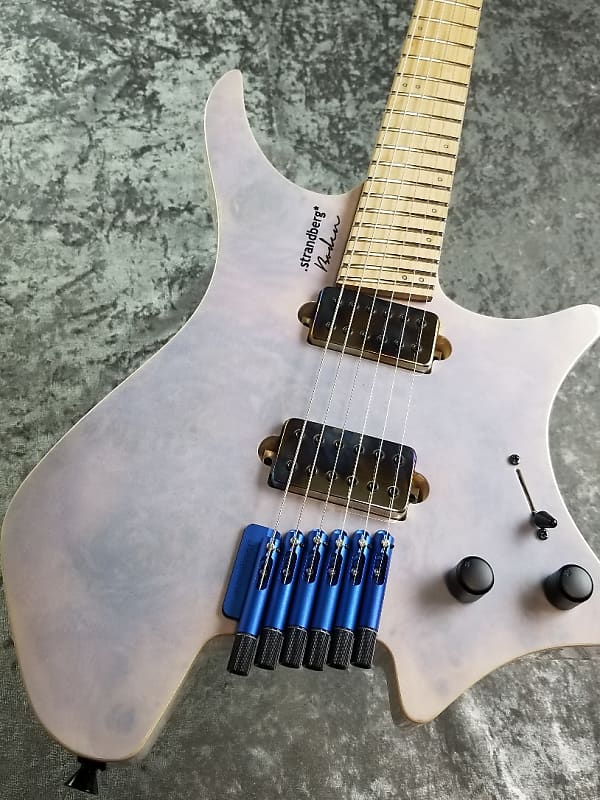 Strandberg Boden J6 Standard Poplar Burl【Pale Blue White】 Made In Japan