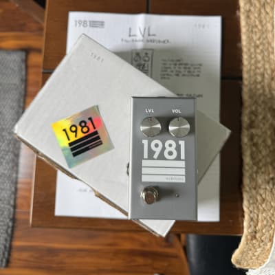 Reverb.com listing, price, conditions, and images for 1981-inventions-lvl-full-range-overdriver