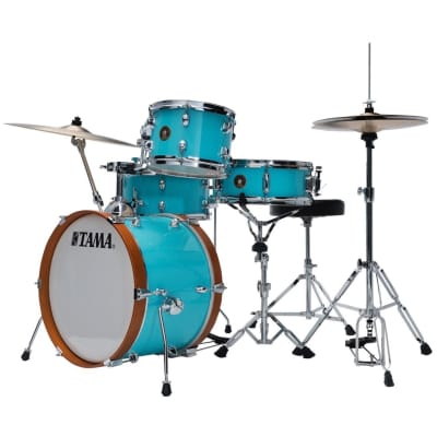 Tama Club Jam Drum Shell Kit, 4-Piece, Aqua Blue image 2