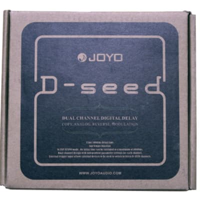 JOYO D-Seed Dual Channel Delay Analog Digital Reverse + Tap Tempo 4 Modes Copy Modulation image 6
