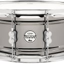 Pacific Drums PDSN6514BNCR Concept Series Black Nickel over Steel 6.5"x14" Snare Drum