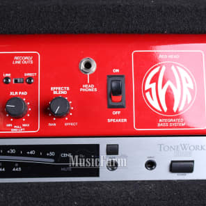 SWR Original Redhead Bass Guitar Combo Amplifier 240 Watt Bi Amp 