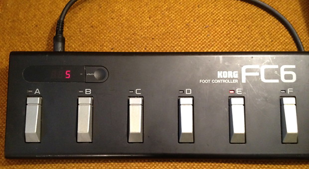 Korg A3 with FC6 Foot Controller | Reverb