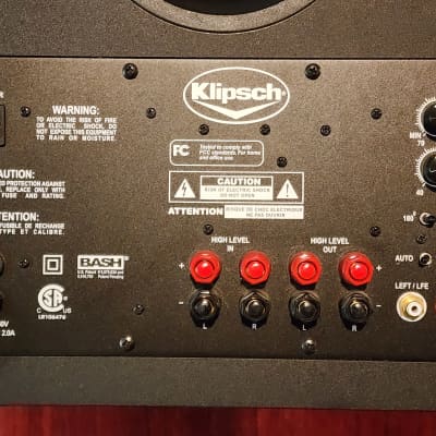 Klipsch Synergy Sub-10 Black Powered Subwoofer image 7