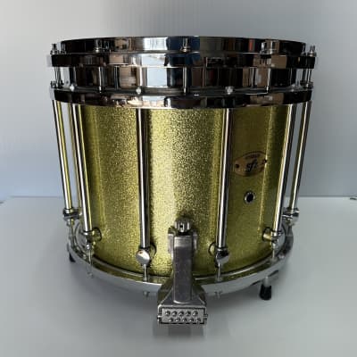 Yamaha Marching Snare Drum MS-9314CH LGS - Lime Green Sparkle image 2