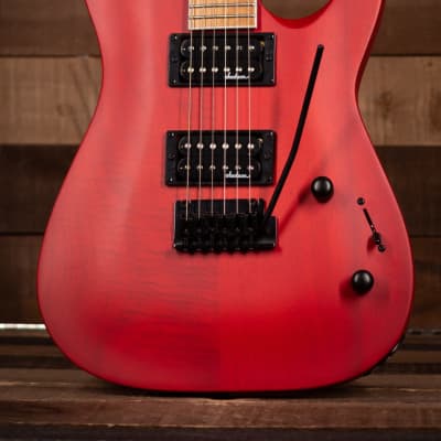 Jackson JS Series Dinky™ Arch Top JS24 DKAM, Caramelized Maple Fingerboard, Red Stain image 1