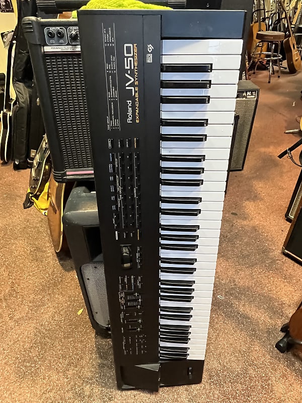 Roland JV-50◇シンセサイザー◇おそらく完動品・美品 - 鍵盤楽器