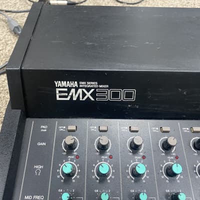 Yamaha EMX300 12 Channel/3 Buss 250W Stereo Powered Mixer 1980's image 2