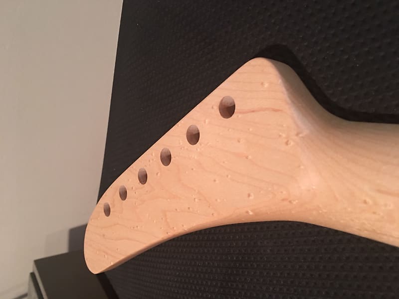 Custom MADE Hockey Stick Guitar Neck birdseye Maple / Reverb