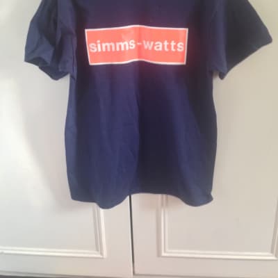 Vintage Simms Watts logo T shirt for amp amplifier for sale