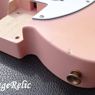 aged RELIC nitro TELE Telecaster loaded body Shell Pink Fender '64 pickups Custom Shop bridge image 22