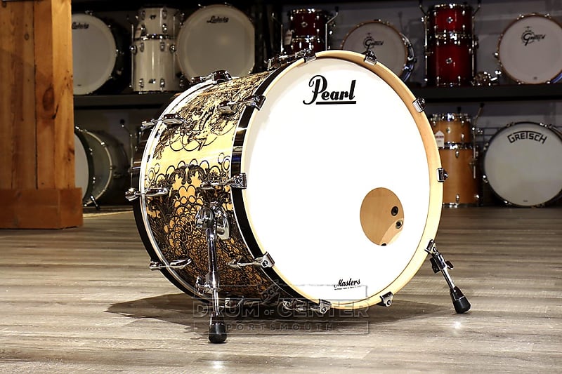 Pearl Masters Maple Complete 24x14 Bass Drum Cain And Abel Reverb 6670