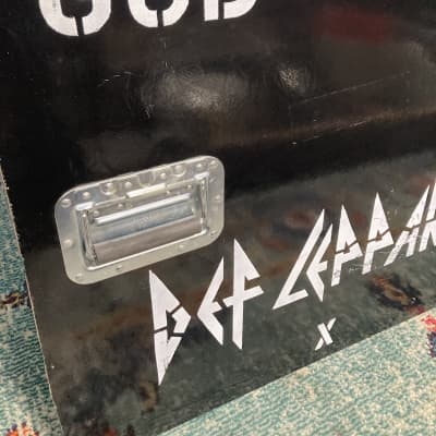 Def Leppard Logo, Tour Used Case Panel Wall Hanging "G8B" "Stage Right" (#9) image 3