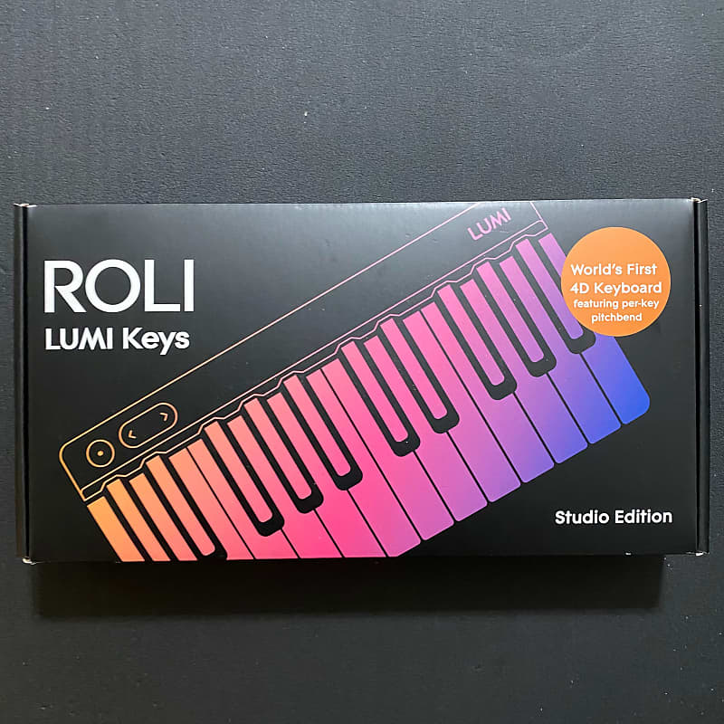 ROLI LUMI Keys Studio Edition 4D Keyboard Black Reverb