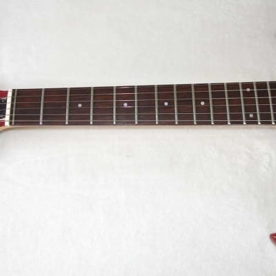 Vintage 1980s Quest by Vantage (Matsumoku MIJ) Mini Travel Guitar w/Custom USA Body, Coil-Splitting! image 5