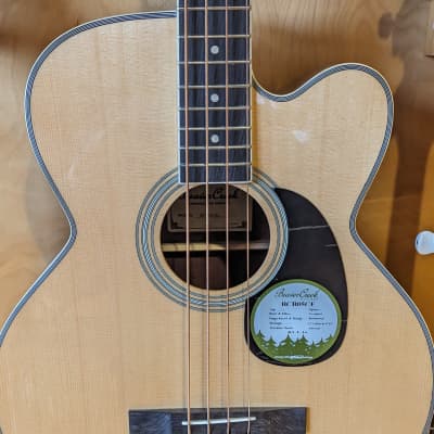 New Beavercreek Acoustic Bass W/ Cutaway, Pickup+ Bag for sale