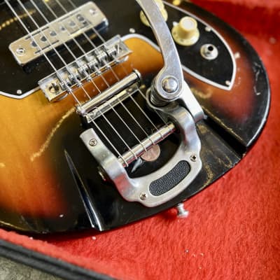 Kay ET-200 electric guitar 1960’s - Teisco bizarre MIJ Japan original vintage image 3