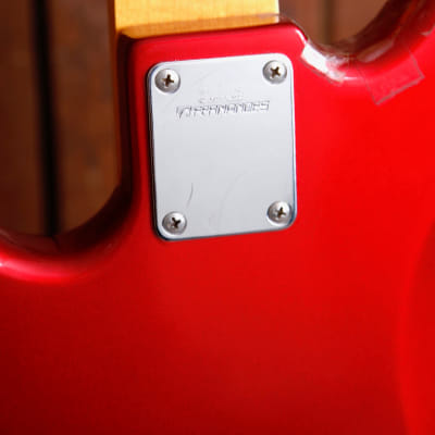 Fernandes J-Bass Candy Apple Red Pre-Owned image 12