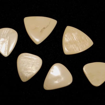 18 pcs. unique Woolly Mammoth Ivory Guitar Picks image 13