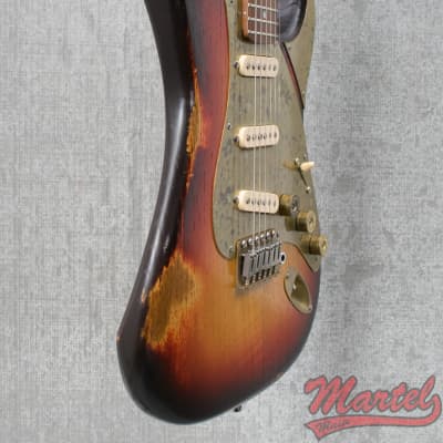 Paoletti Guitars Stratospheric Loft SSS 3 Tone Sunburst image 7