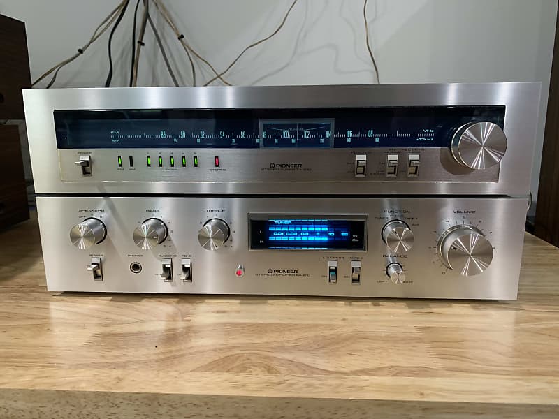 Pioneer SA-610 Amp and TX-610 Tuner Mint Very Nice! | Reverb